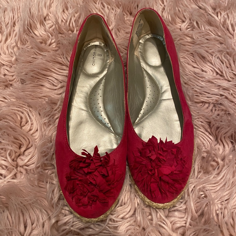 Bandolino Pink Espadrille Sandals